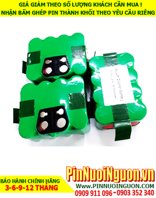 Pin sạc 14.4v SC3000mAh; Pin sạc NiMh 14.4v SC3000mAh; Pin sạc khối công nghiệp 14.4v SC3000mAh